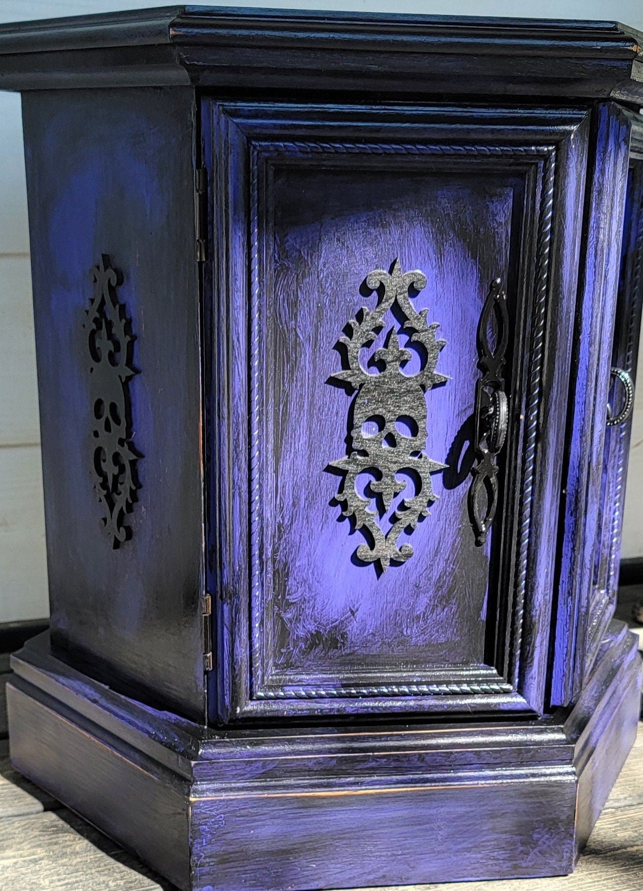 LASER CUT WOOD Skull Ornate Embellishment Applique for Decorating & Wood Crafts | Original Item Made in the United States of America