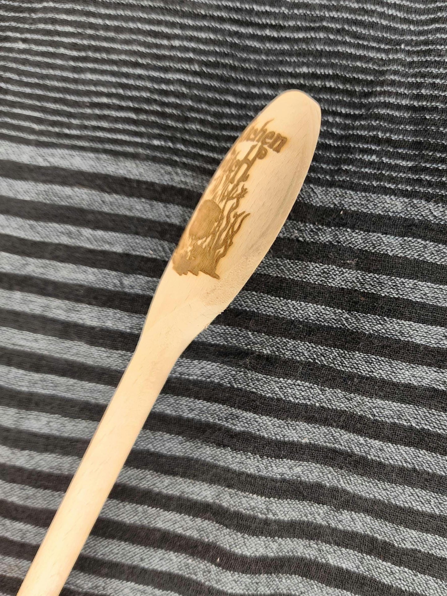 KITCHEN WITCH SPOON Wooden Cooking Spoon | Magical Item | Kitchen Utensil | Laser Engraved Original Design | Gift For Your Kitchen Witch